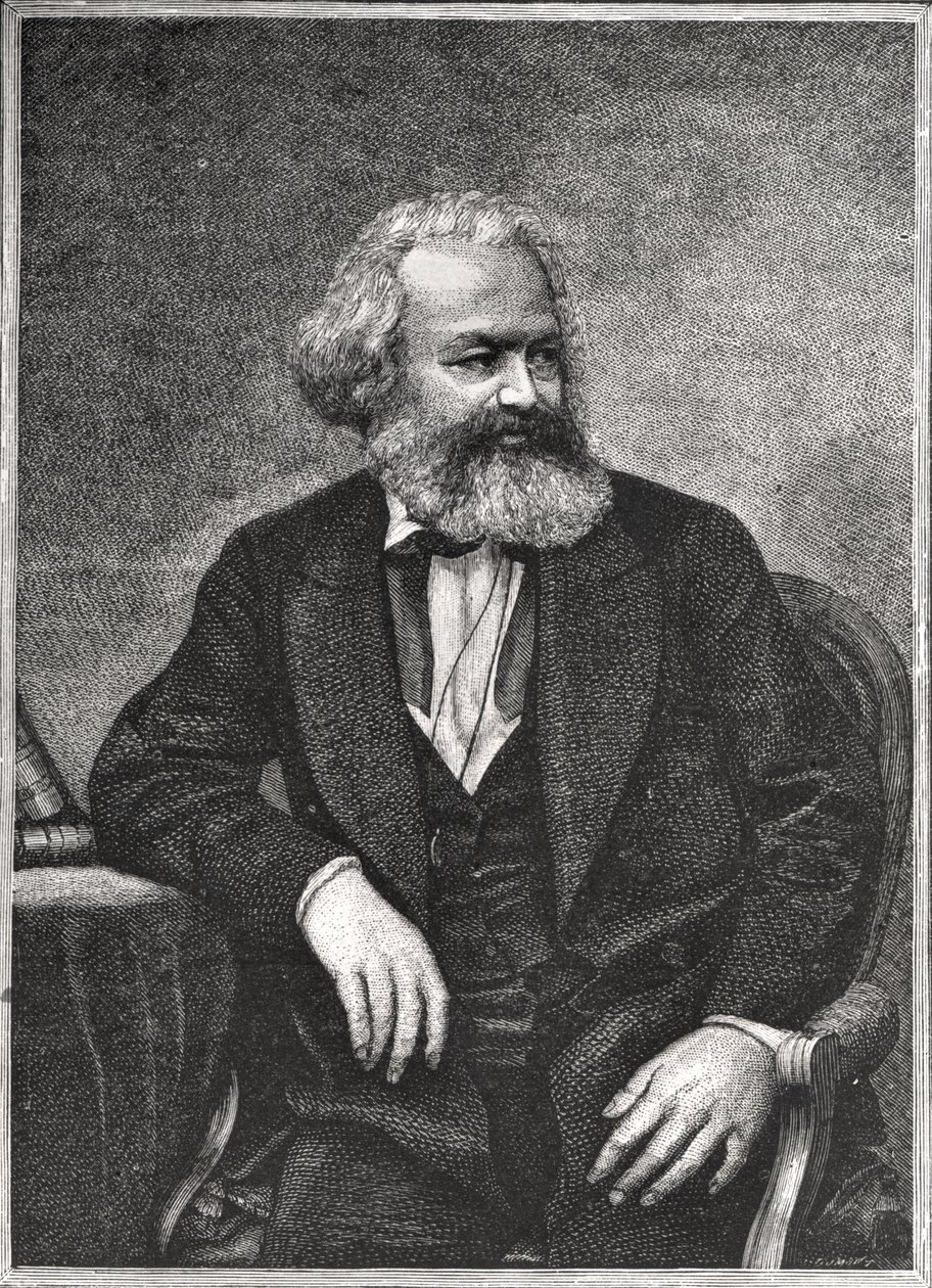 カール・マルクスの肖像（1818-83）1857